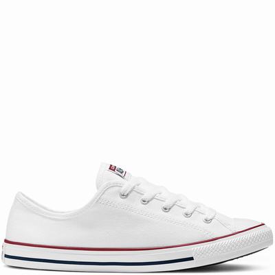 Converse Chuck Taylor All Star Dainty New Comfort - Naisten Tennarit - Valkoinen/Punainen